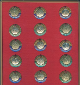 RRR Большая Коллекция круглых разрядных знаков 74шт.