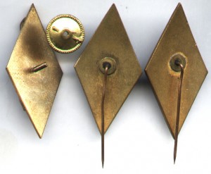 3 знака ОМУ (Одесская мореходка) - разные выпуски