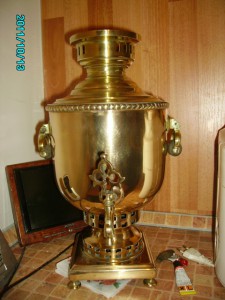 Самовар томпаковый маленький