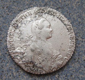 1 РУБЛЬ 1769 г.