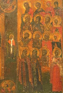 Икона Неопалимая Купина. 53,5х43х3,9 см.