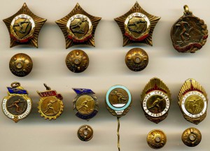 ЛЫЖИ, ЕГОРОВ П.П. - ПЕРВЕНСТВО СССР, РСФСР, ДСО, 40 годы