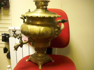 Самовар Репаобразный тул.патрон.завод