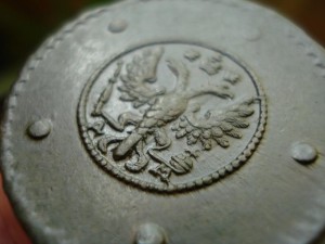 Р Е Д К И Й   крестовик 1730 г. ДМ  в уникальном состоянии