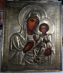 Икона. Серебро.