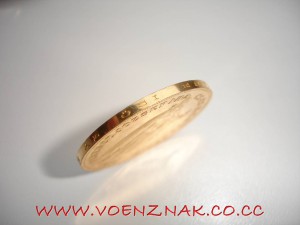 Золотая монета 100 крон, 34г