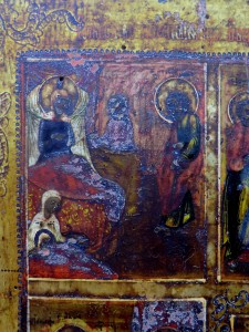 икона Рождество-Сошествие во ад с Праздниками-недорого