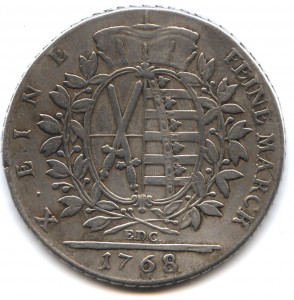 Талер Саксония 1768