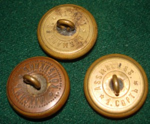 Мундирные пуговицы 3 шт. (накладные орлы)