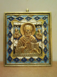 ПЛАСТИКА. Николай Чудотворец. 6 эмалей.