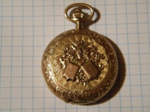 Золотые часики, на карман!