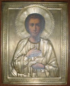 Cв.Великомученник Пантелеймон (латунь)