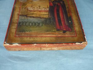 икона"Преп. МЕЛАНИЯ" сусалка,1847 г.