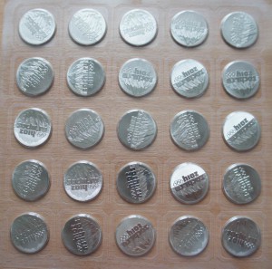 100 монет 25р Сочи 2014