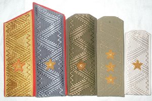 погоны генерала 5 пар люкс