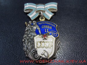 Орден "Материнская Слава" 2й ст.