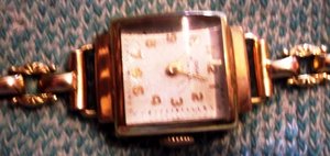 часы Заря золото браслет 583 винтаж ходят классика