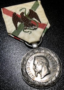 Франция Медаль 1862-1863 За экспедицию в Мексику