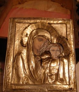 Икона в серебре
