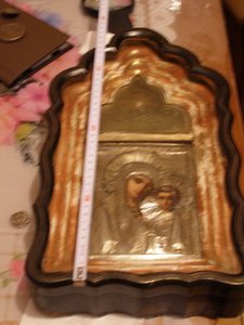 Икона в серебре
