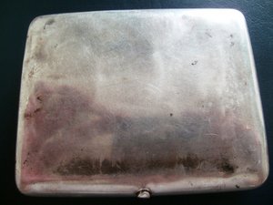 Портсигар 84 пробы.