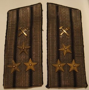 ★★★ Погоны обр. 1946 инженер ВМФ СССР ★★★