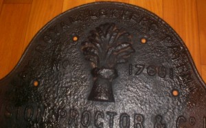 табличка большая от паровоза до 1917 г. редкая