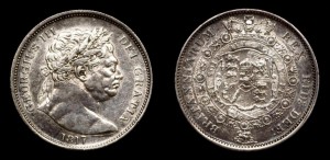 Англия. Полукроны 1825 год и 1836 год