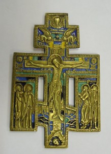 Крест с предстоящими 4цв.эм.