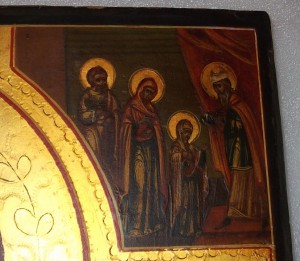 Богоматерь из Деисусного чина,43х35 см.