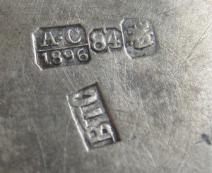 Три солонки одним лотом. Серебро 84 + 875