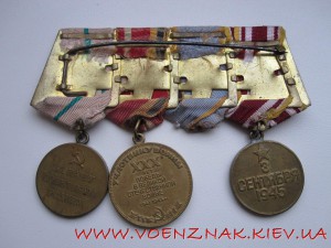 Грудь За победу над Японией,За оборону Ленинграда,Учас...