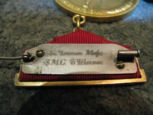 Золотая медаль абсолютного чемпиона мира 1958 год.