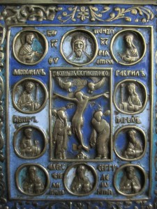 "Распятие Христово с Деисусом". Эмали.