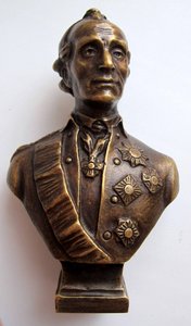 Бюст Суворов , Бронза.