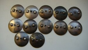 12 гаек.Серебро.