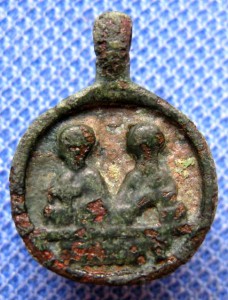 Иконка с двумя святыми. XII в.