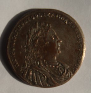 полтина 1727г