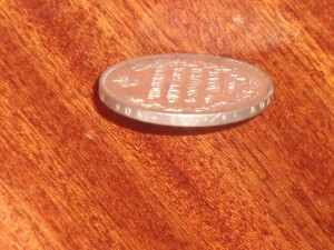 РУБЛЬ 1822 ПД в красивой патине !