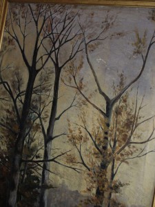 НХ, «Русский пейзаж». Х.м., 124х73 см. Россия, XIX век.