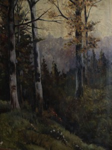 НХ, «Русский пейзаж». Х.м., 124х73 см. Россия, XIX век.