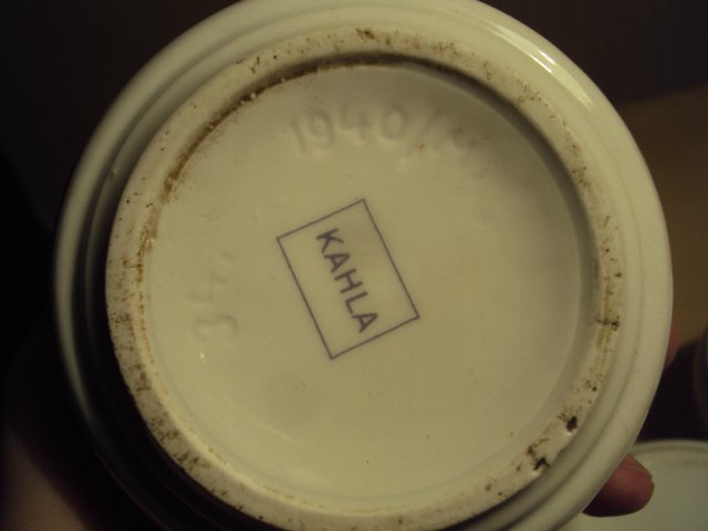 немекий фарфор 1940 Г. известной марки KAHLA