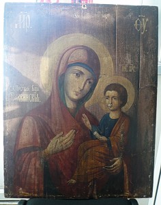Икона "Тихвинская пр.бца" Храмовая.