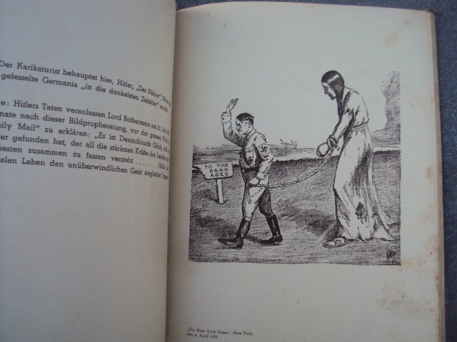 гитлер в карикатурах 1933 Г.