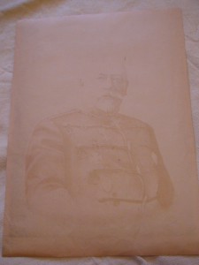 Литография "В.А.Сухомлинов воен.министр" 1914г.