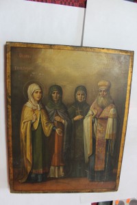 продам икону 36*28 см."Избранные святые "Андрей, Анна и др.