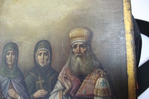 продам икону 36*28 см."Избранные святые "Андрей, Анна и др.