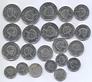 Монеты Кубы.