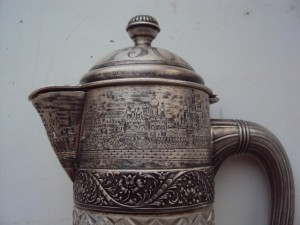 Графин  хрусталь в серебре