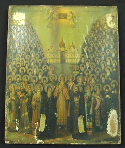 Икона Собор Преподобных отцов Печорских.